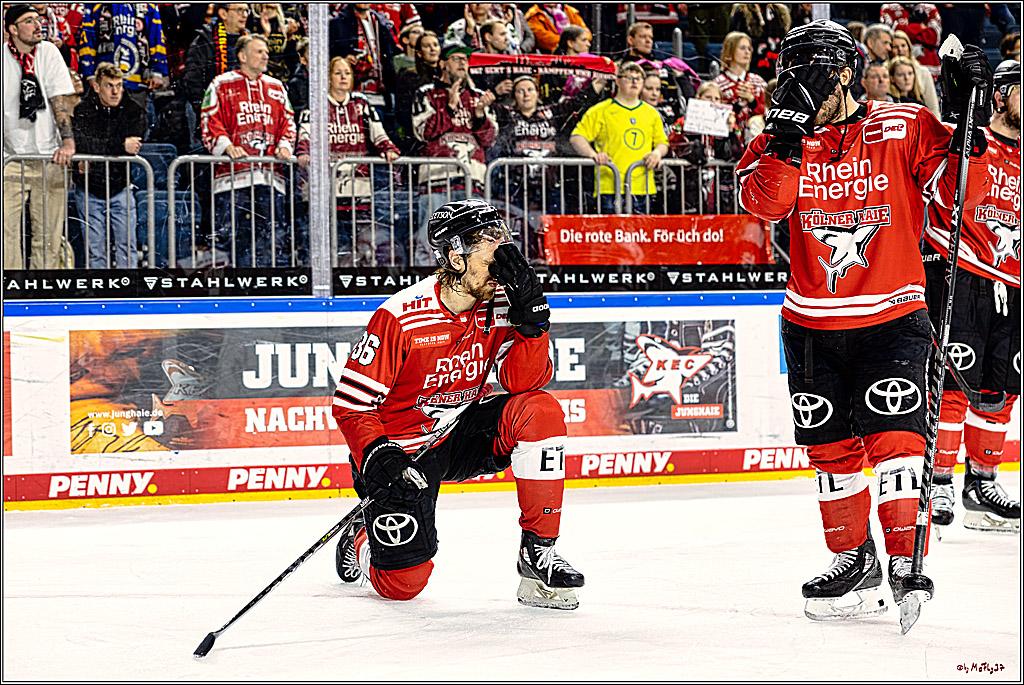 PENNY DEL Viertelfinale Spiel 6;  Koelner Haie - Adler Mannheim; Koeln, 26.03.2023